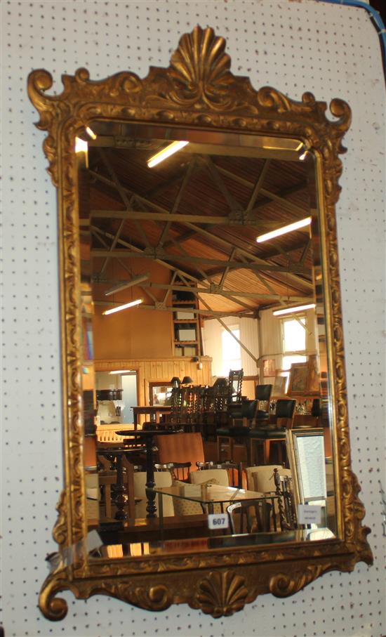 George I style gilt wall mirror